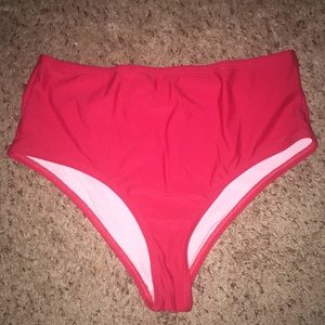 High waist bikini bottoms